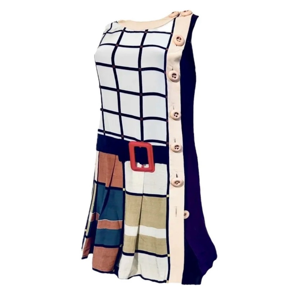 Prada silk dress, as seen in Look 17 from Prada FW11